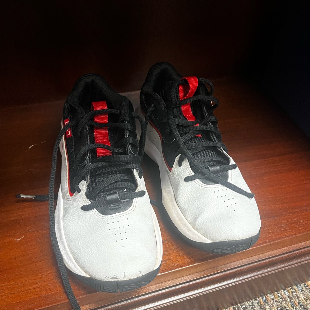 Under Armour Kids Black and White Sneakers